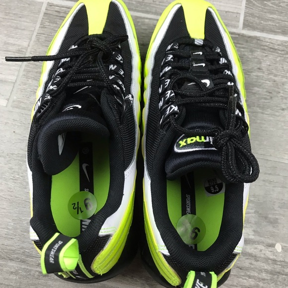 Nike Air Max 95 Premium Men's Shoes 9.5 Volt Glow - Picture 6 of 8